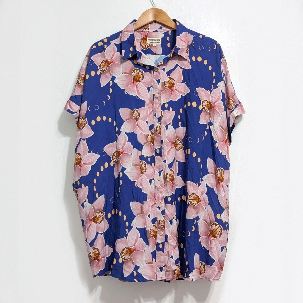 Paradise Now Orchid and Mahina print